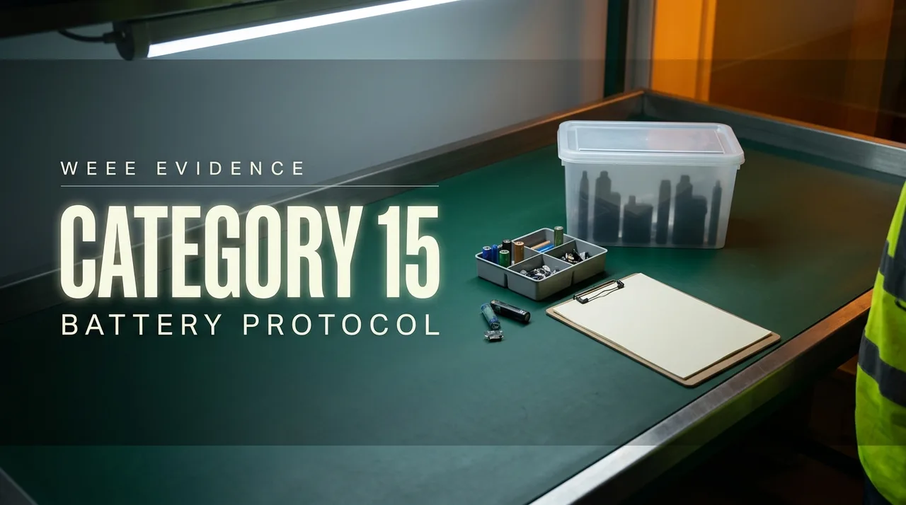 Vape WEEE battery protocol: what changes when Category 15 evidence starts on 12 August