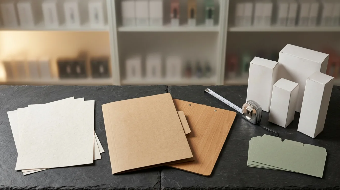 Retail display and price-list materials prepared for a vape compliance audit.