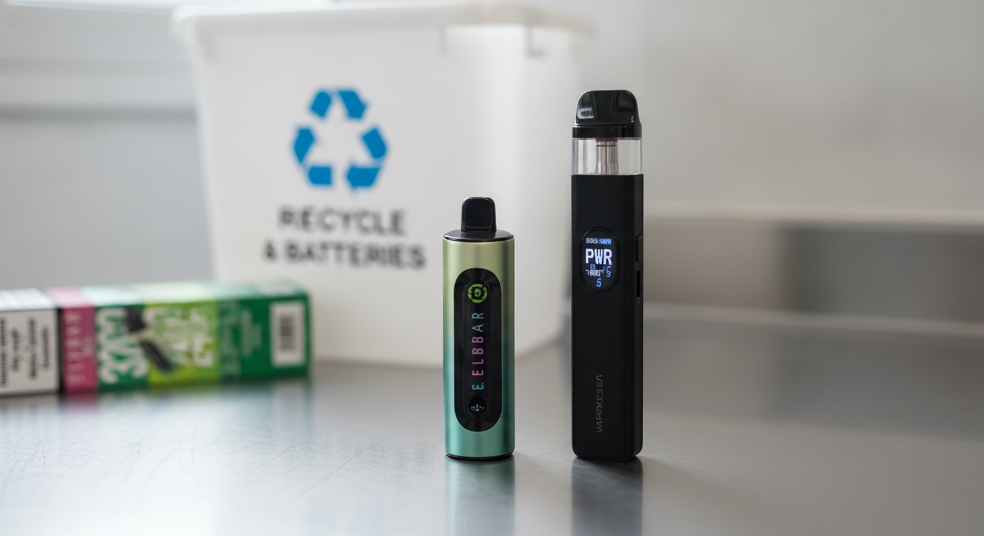 Rechargeable Vape Waste: The Bin-Fire Audit After The Single-Use Ban