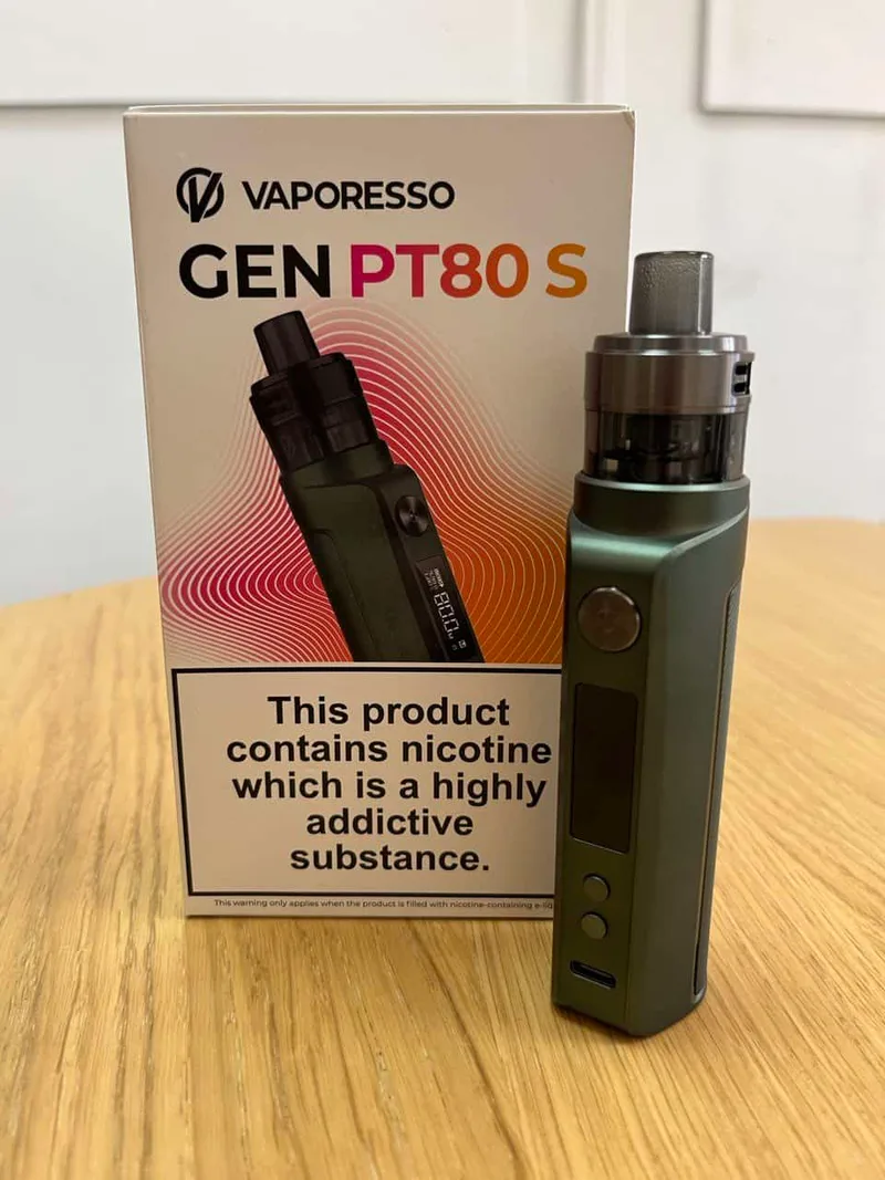 Vaporesso Gen 80S and box