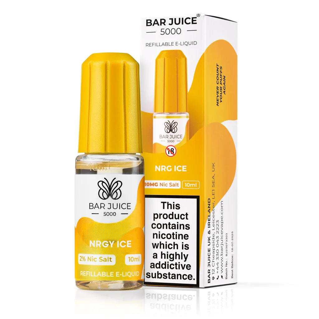 NRG Ice Nic Salt E-Liquid by Bar Juice 5000