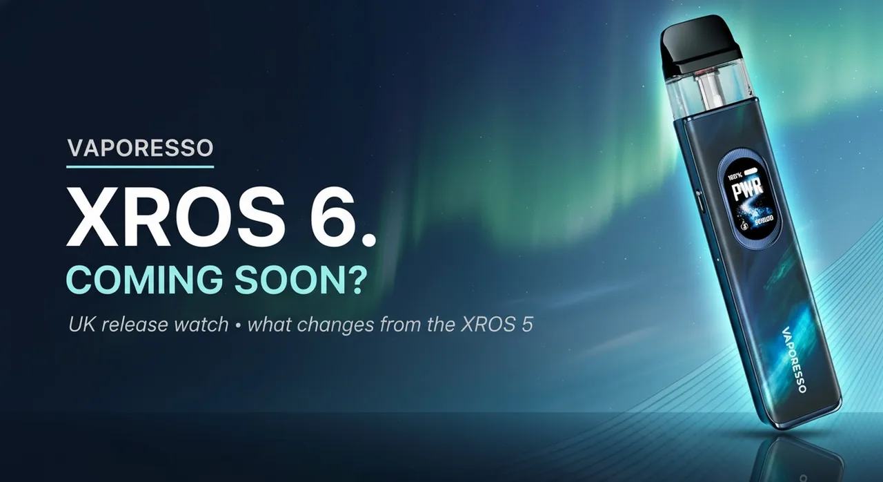 Vaporesso XROS 6 UK release: what changes from the XROS 5?