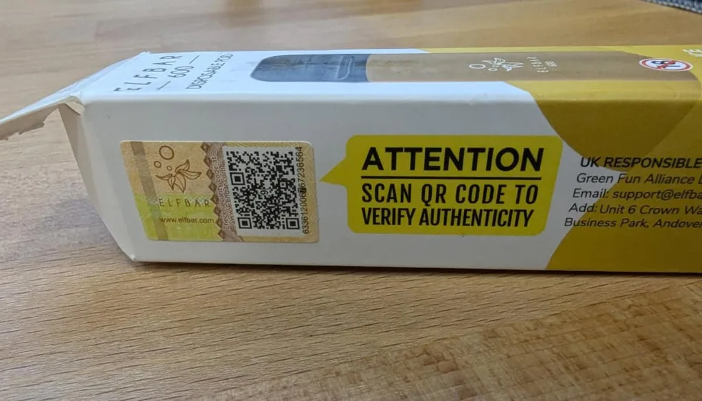 Vape Authenticity Check