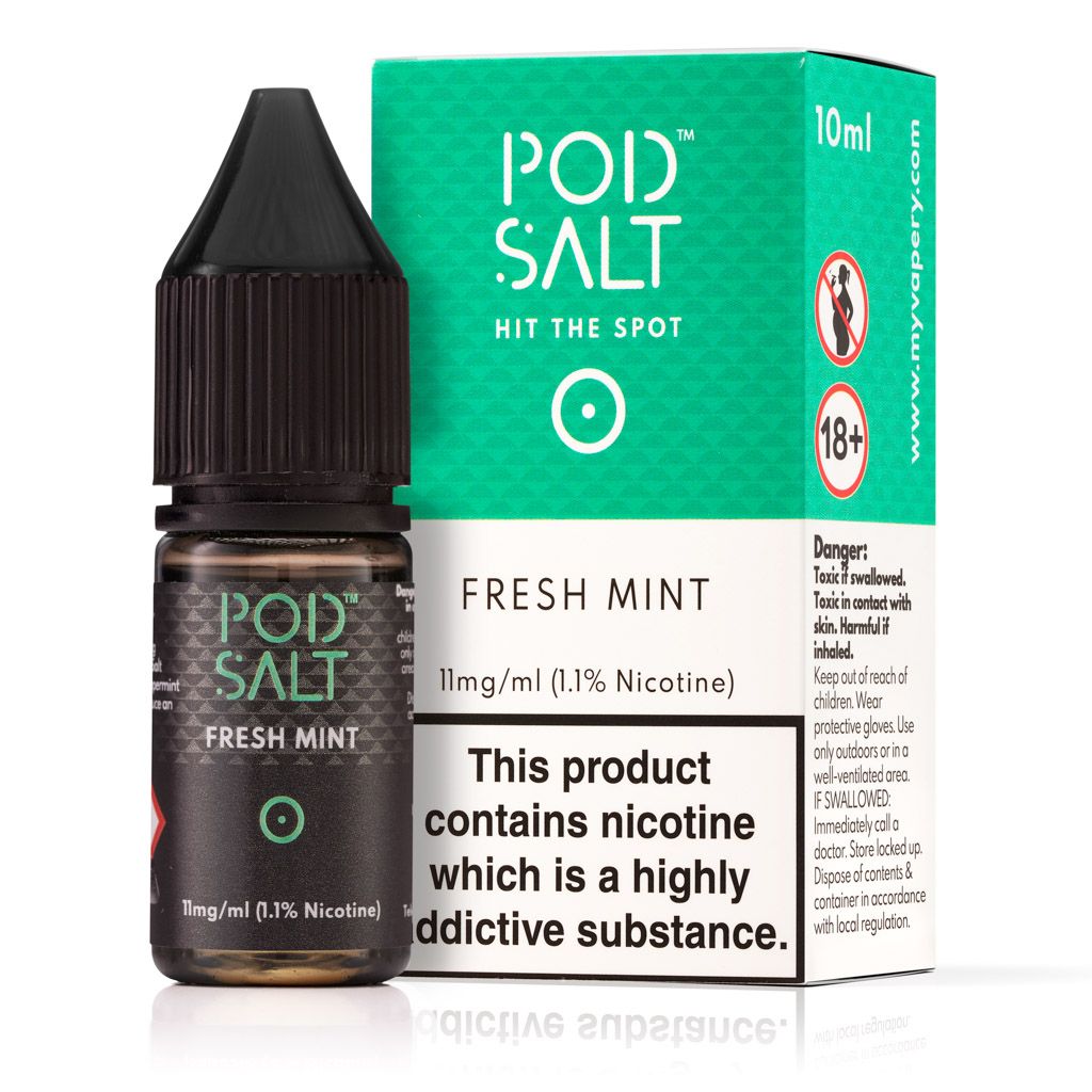 Fresh Mint Nic Salt E-Liquid by Pod Salt