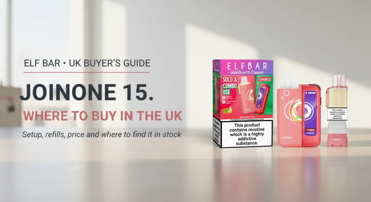 Elf Bar JoinOne15 UK Guide: Setup, Refills, Price and Where It Is in Stock