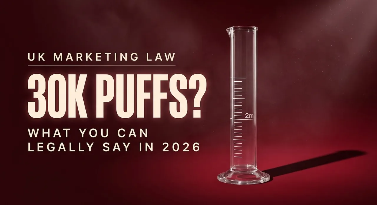Can 30K Puff Vapes Be Marketed Legally in the UK in 2026?