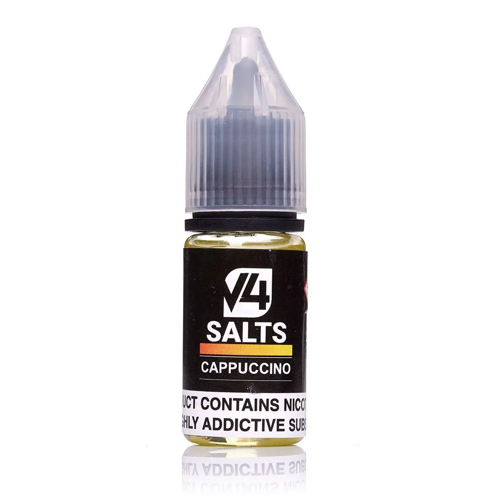 Cappuccino Nic Salt E-Liquid by V4 Vapour