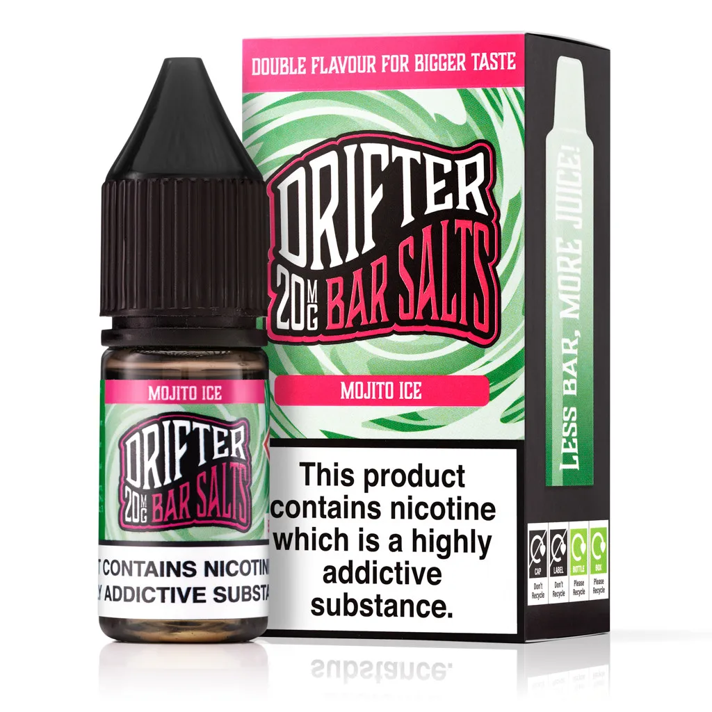 Mojito Ice Nic Salt E-Liquid by Drifter Bar Salts