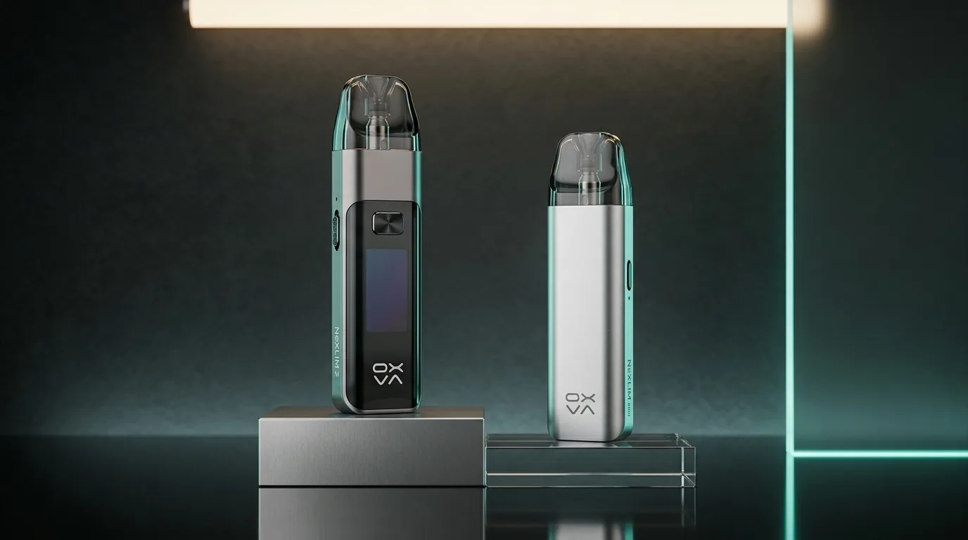 Size and specification comparison between OXVA NeXLIM 2 and NeXLIM 2 Mini.