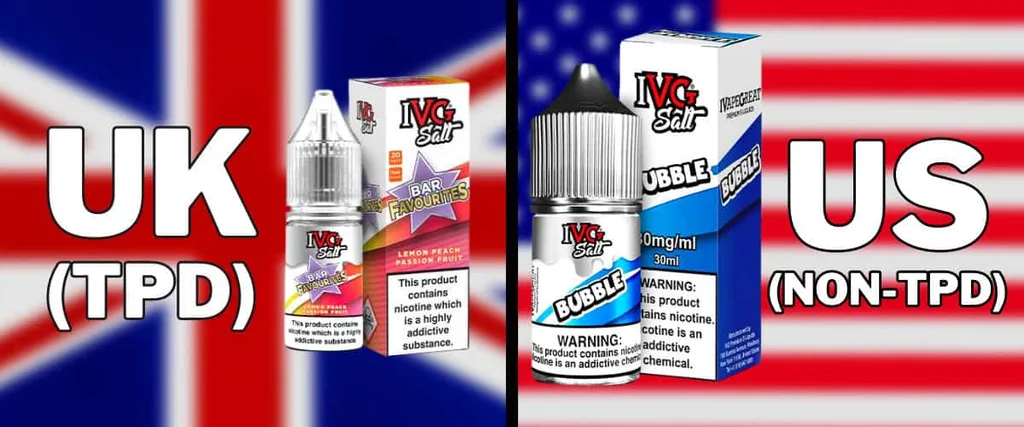 UK vs US E-Liquid Capacity