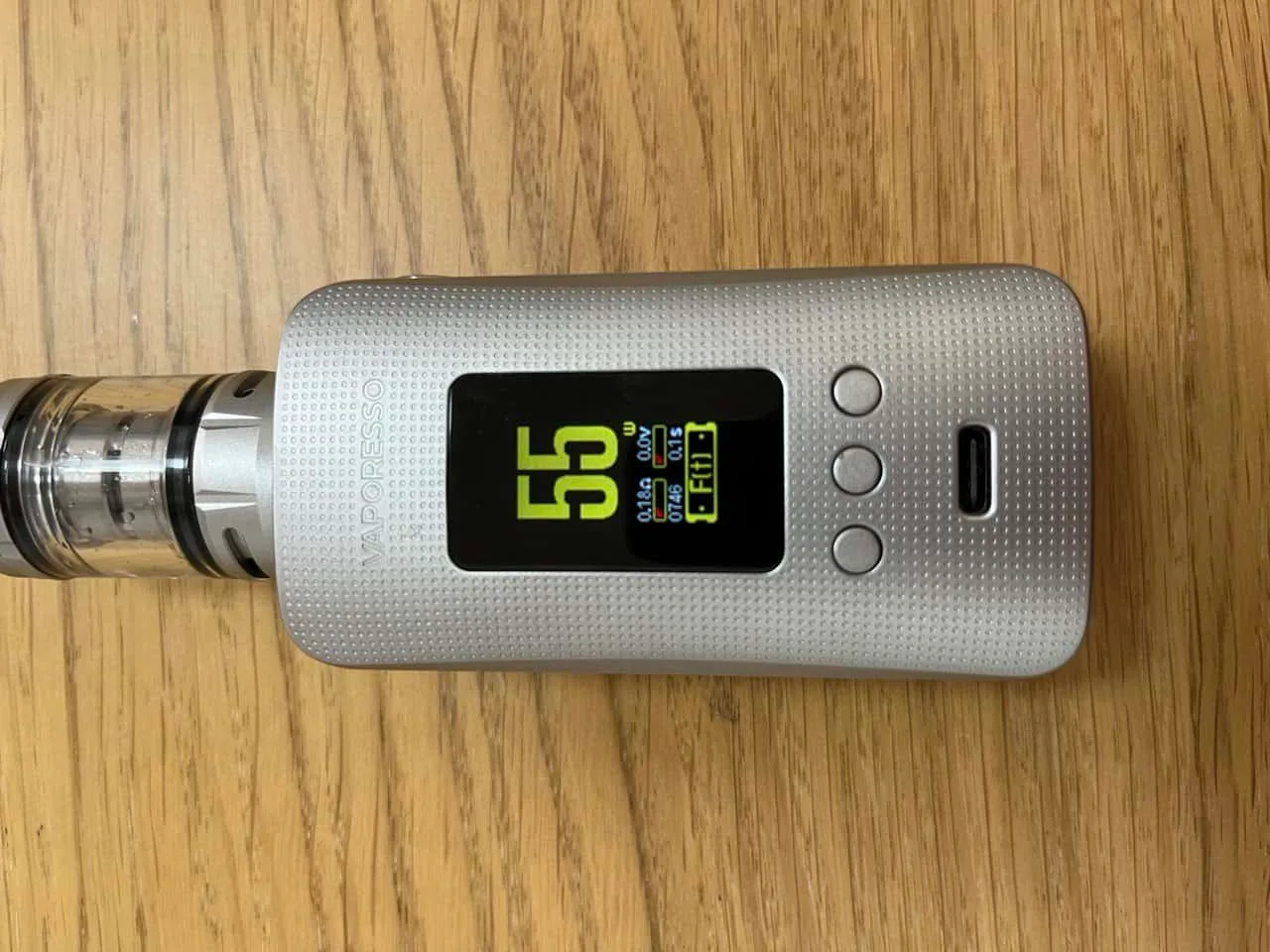 Vaporesso Gen 200 fire button