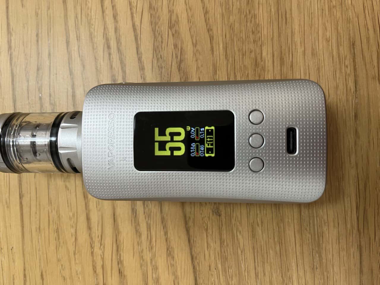 Vaporesso Gen 200 fire button