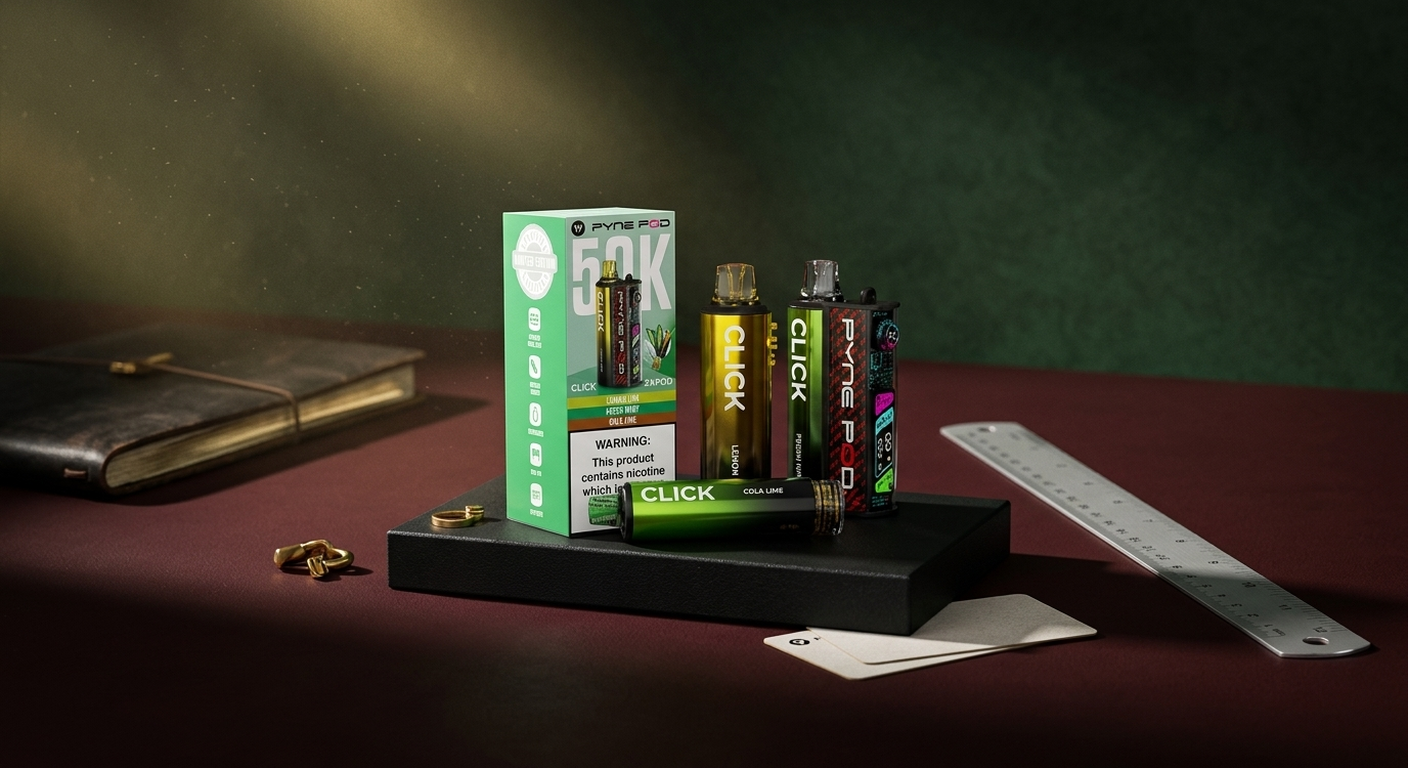 Pyne Pod Click 50K UK: how 2ml pods fit a 50K puff claim