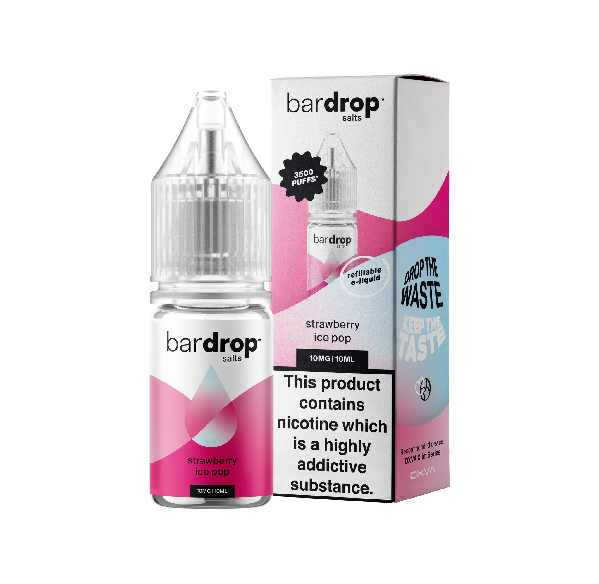 Strawberry Ice Pop Nic Salt by Bar Drop