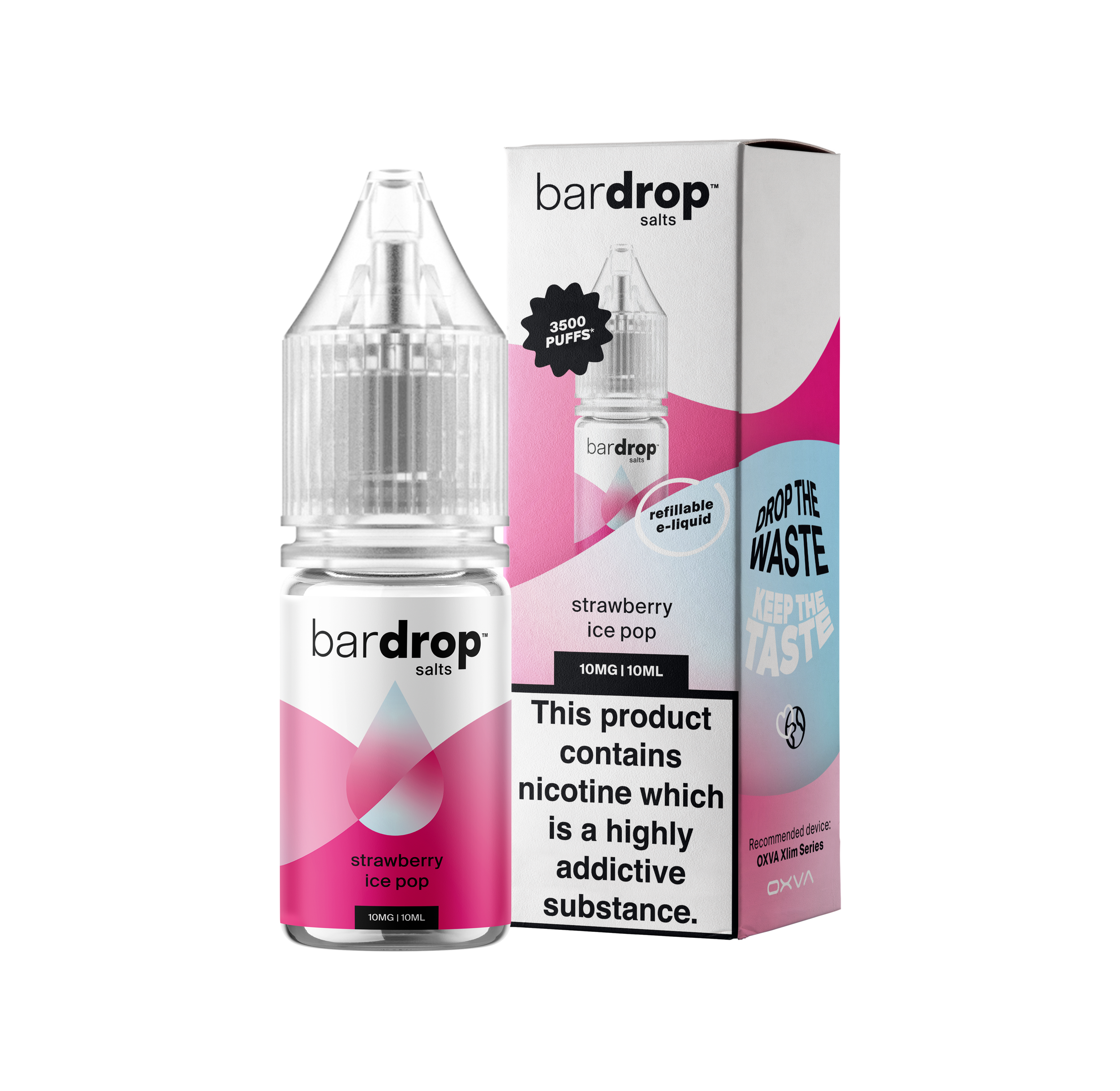 Strawberry Ice Pop Nic Salt by Bar Drop