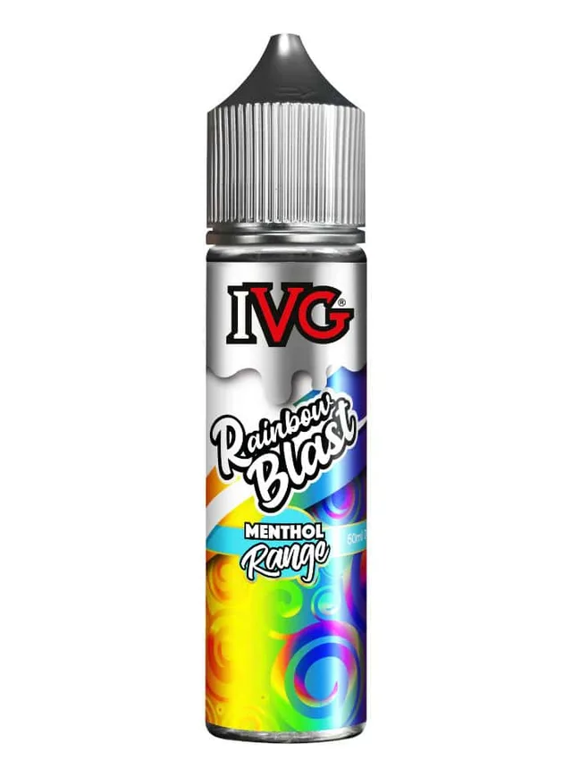 Rainbow Blast Shortfill E-Liquid by IVG Menthol 50ml