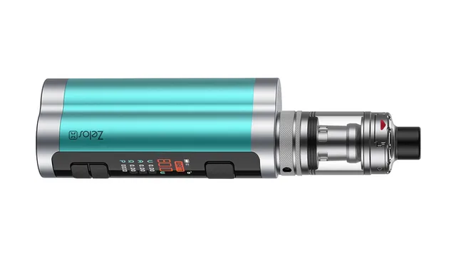 Vape kit with external removable battery