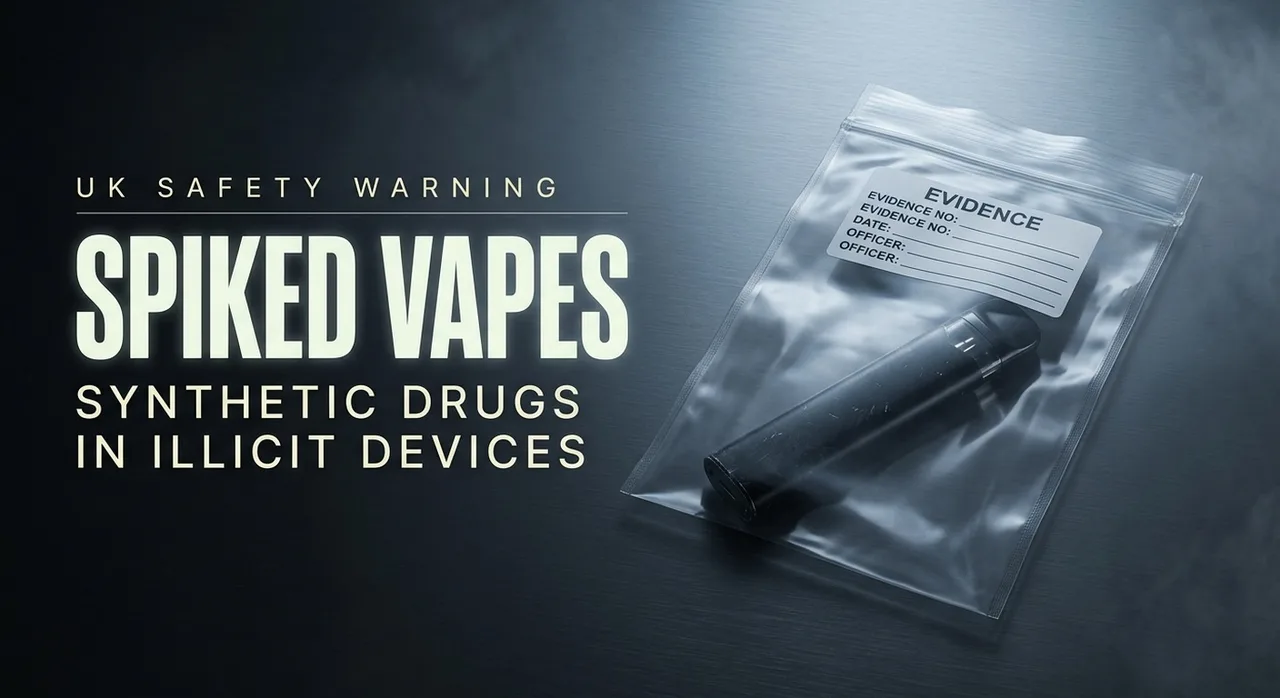 Synthetic-drug vapes warning: what UK adults should know