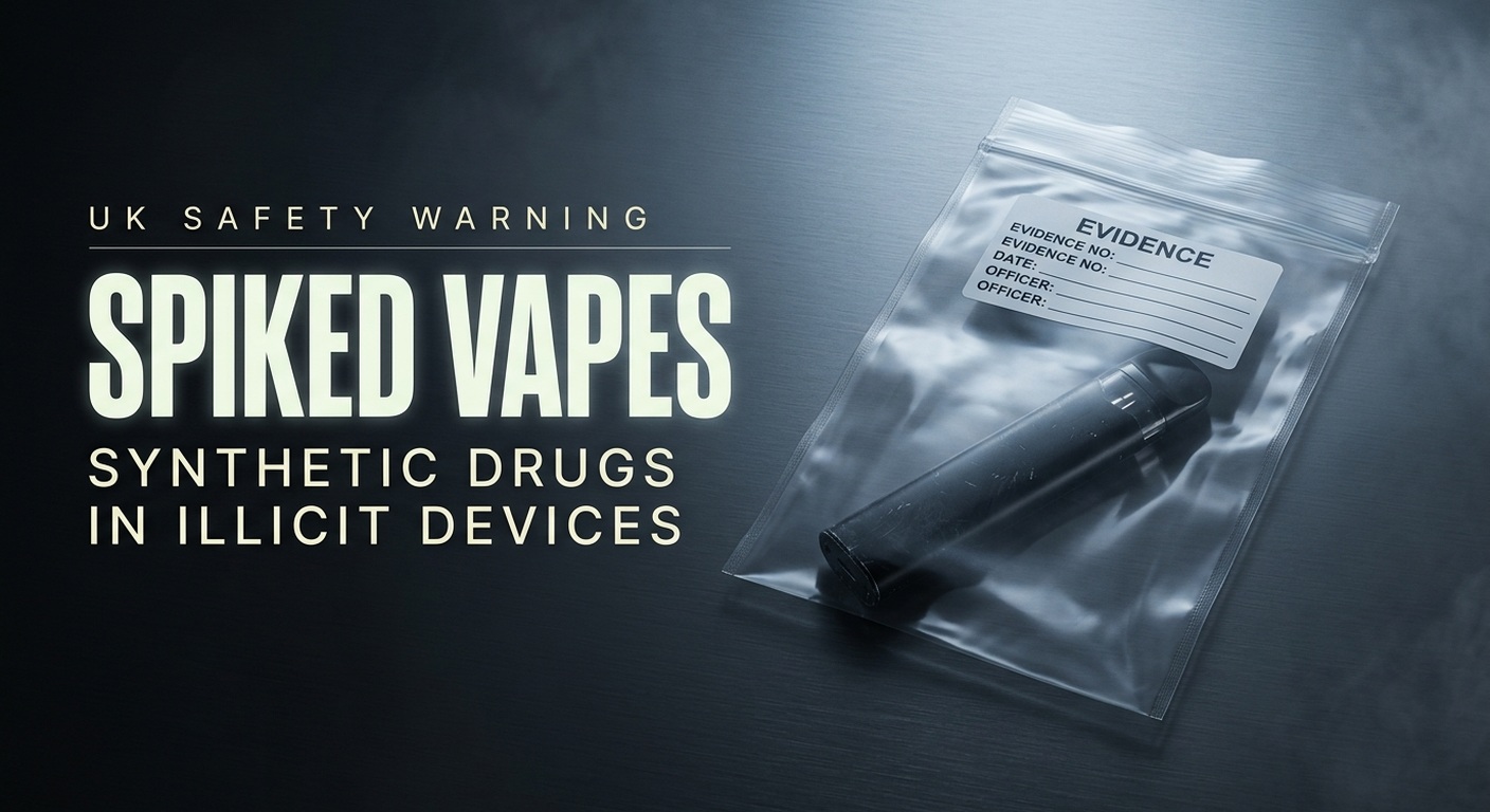 Synthetic-drug vapes warning: what UK adults should know