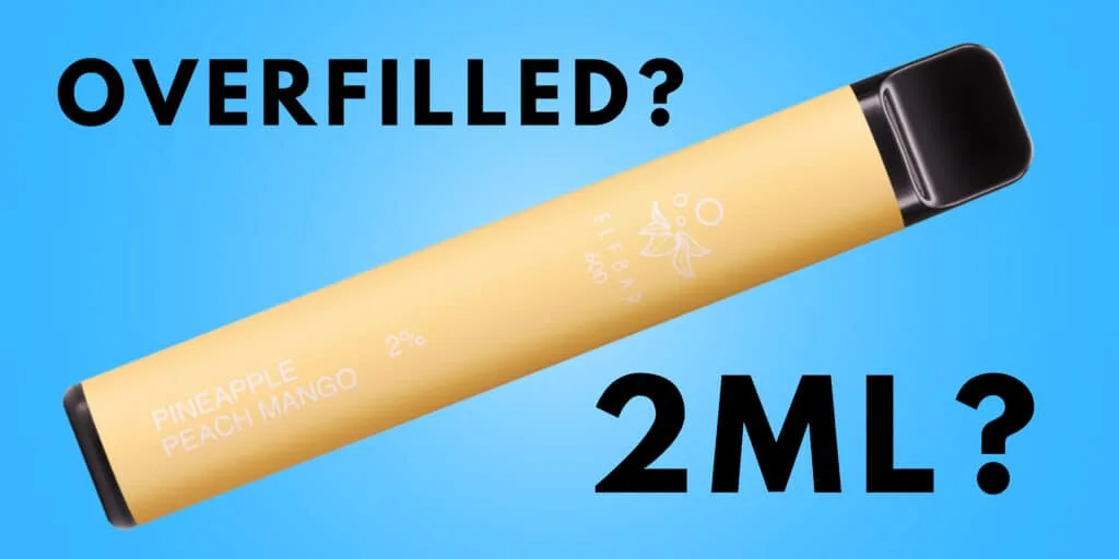 Re-Salt nic salts banner — Elf Bar overfilled