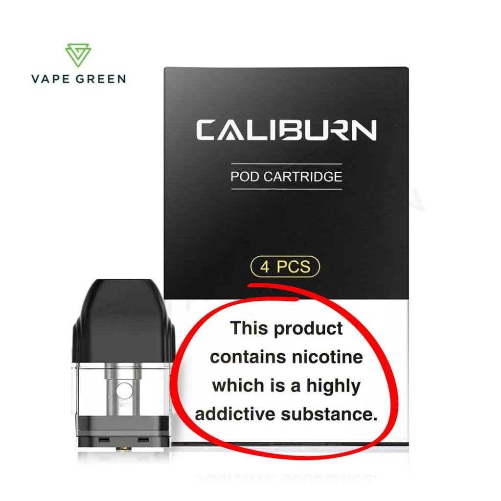 TPD Warning Label — Source: Vape Green