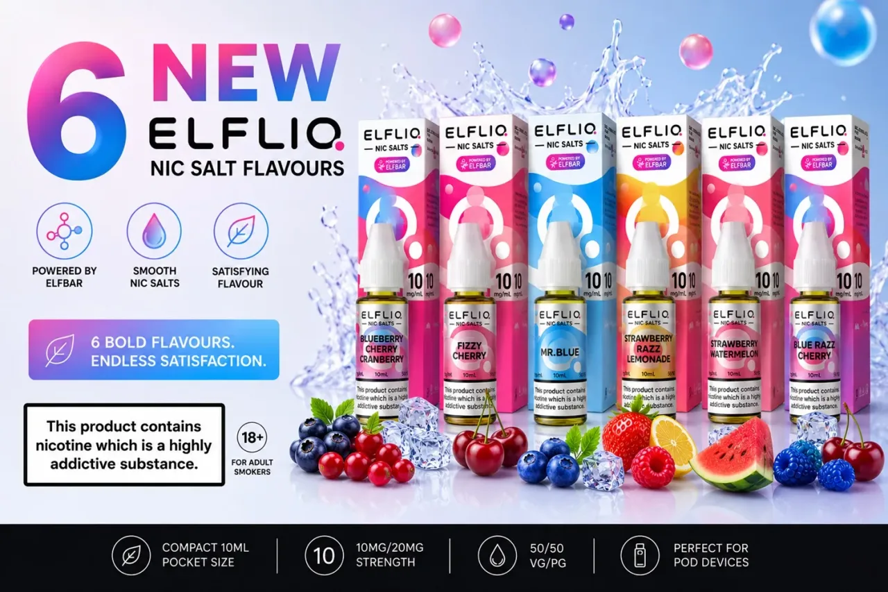 New ElfLiq flavours 2026: the UK refillable pod guide