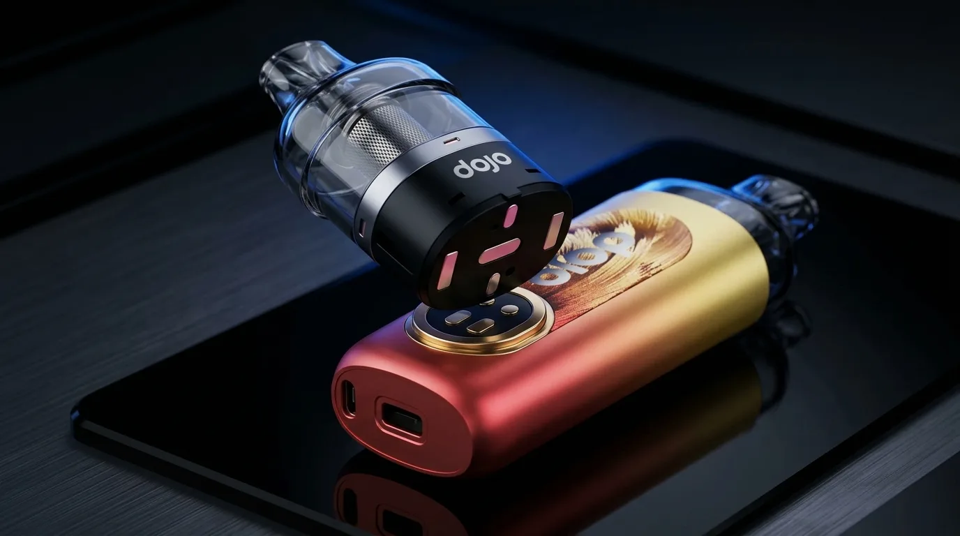 Close-up of a DOJO Blast 30K Pro pod connection area