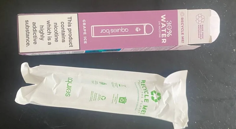 Aquios Bar disposable vape in packaging
