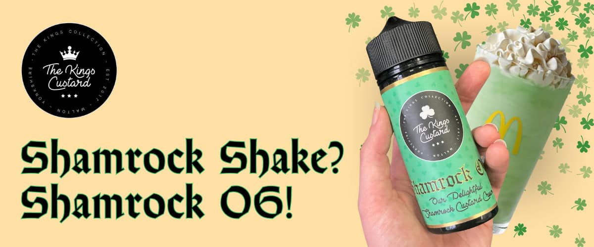 King's Custard Shamrock OG: Shamrock Shake Vape Juice Review