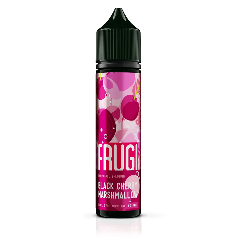 Black Cherry Marshmallow Shortfill E-Liquid by Frugi PG-Free 50ml