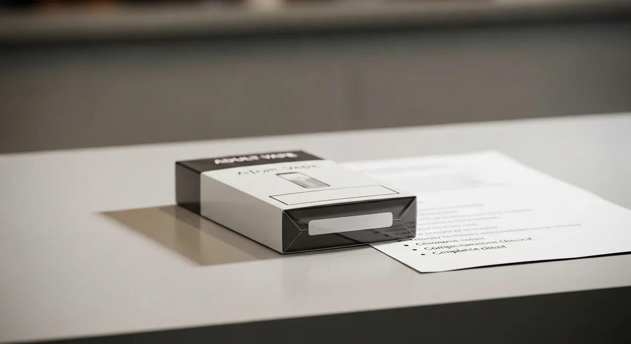 UK vape packaging rules in 2026: labels, warnings and presentation checks