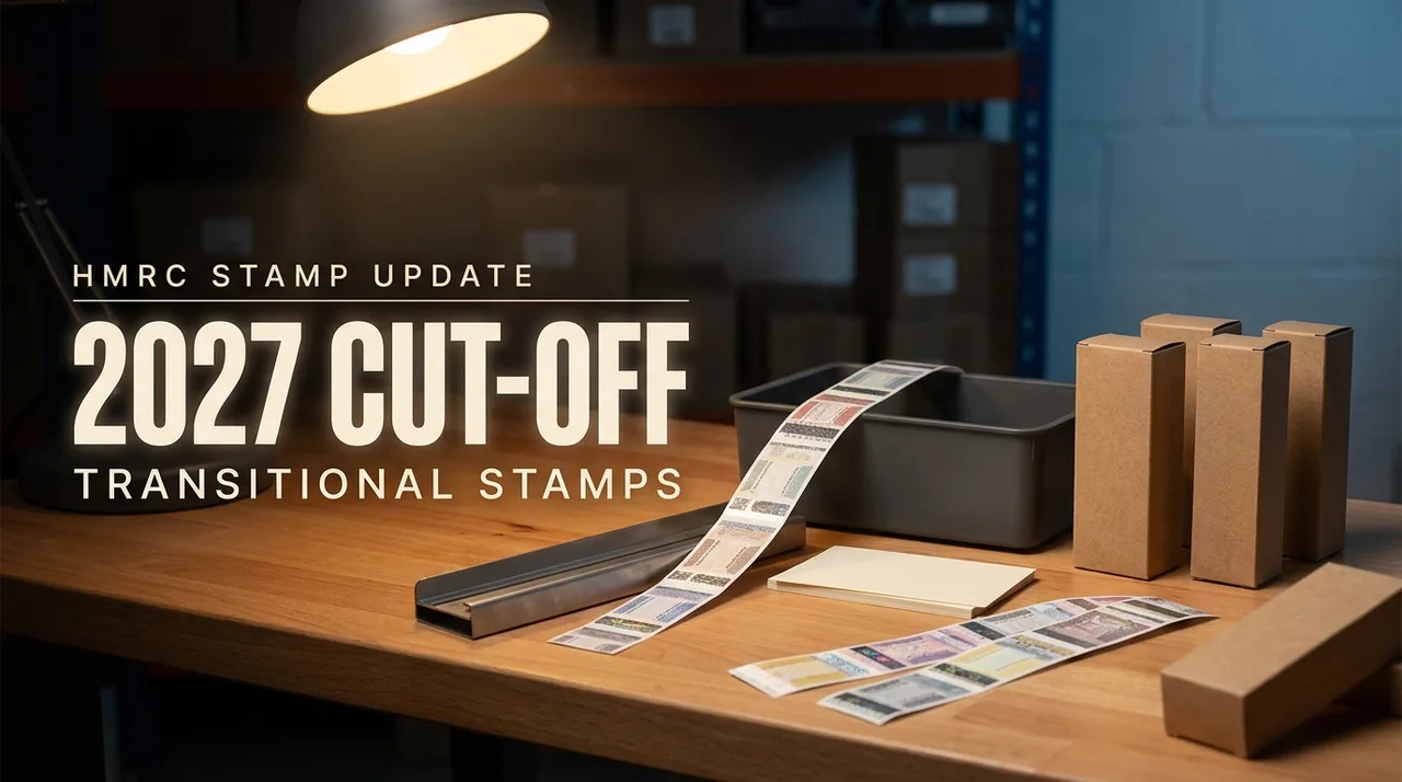 HMRC transitional vape duty stamps update: what changes after 1 January 2027