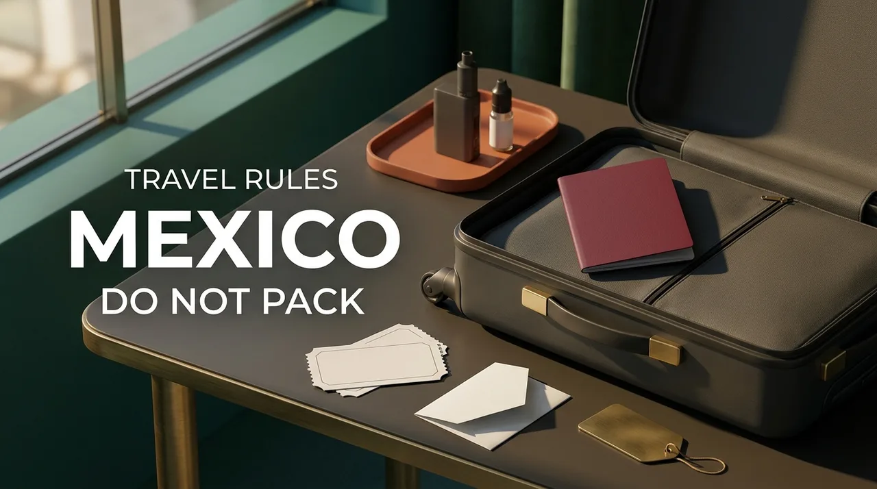Mexico vape rules for UK travellers: why FCDO says not to pack a device