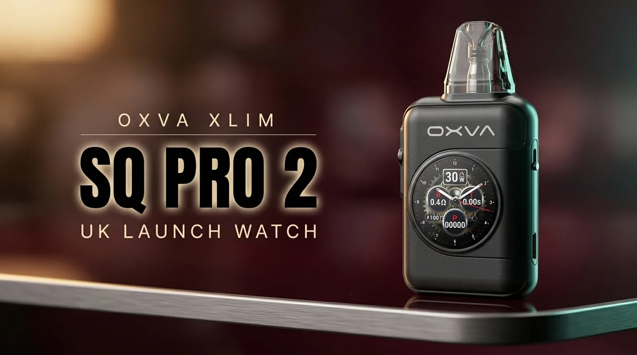OXVA XLIM SQ Pro 2 UK launch watch: touch screen, puff diary and 2ml checks